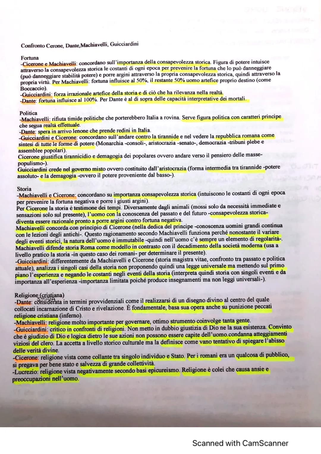 
<h2 id="virtefortunapermachiavelli">Virtù e Fortuna per Machiavelli</h2>
<p>Machiavelli e Cicerone concordano sull'importanza della consape