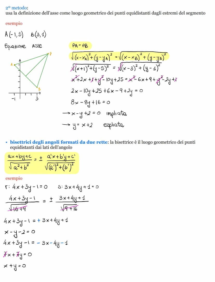 I
(i9)
II
(Ciy)
y (ordinate)
I
(x;y)
esempio
A(3,2)
B(-5,2)
IV
(ig)
-5
x (ascisse)
ул
• se le ascisse sono uguali
AB= (YA-YB1
A (3,2) B (3₁-