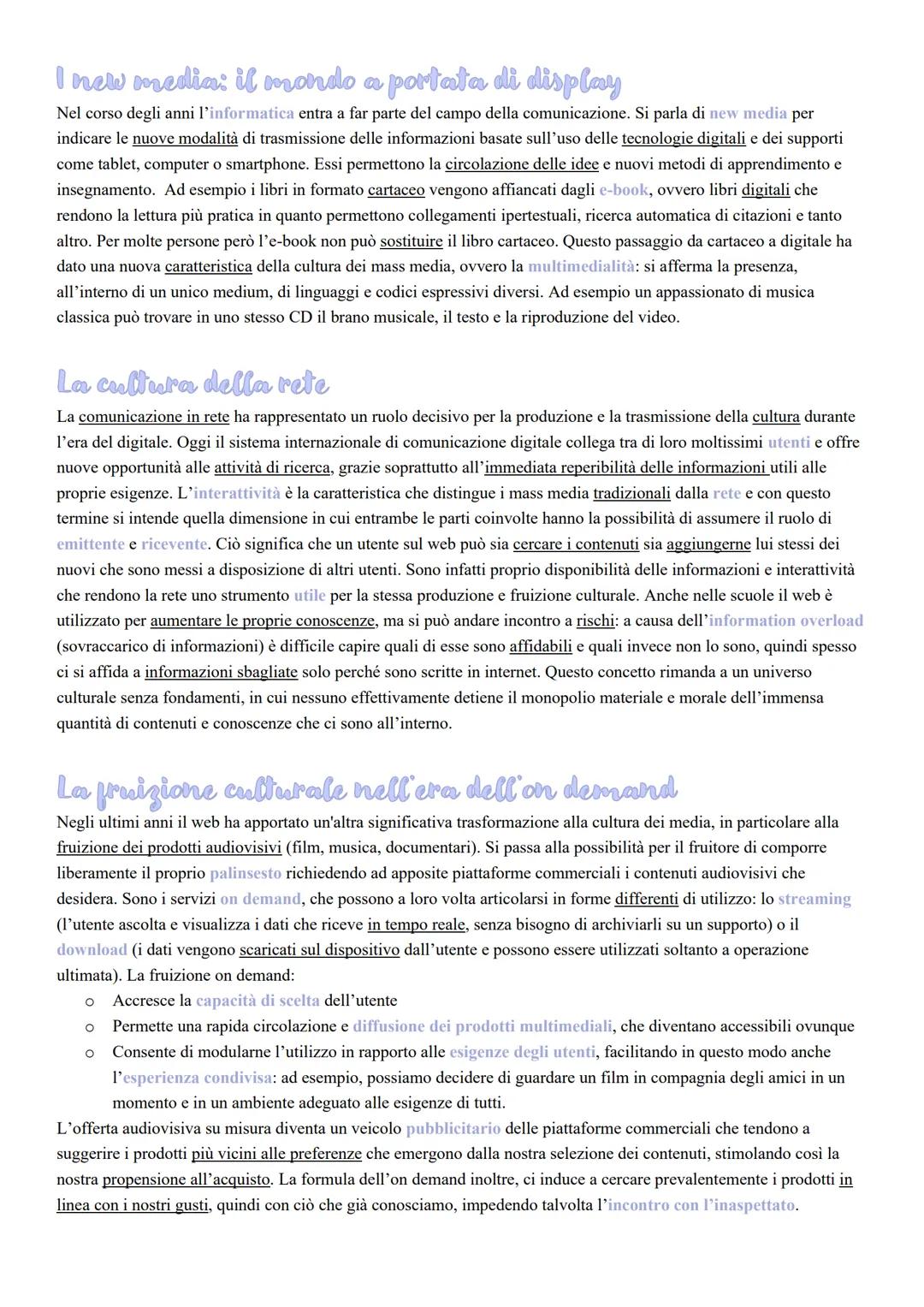 # Industria culturale e comun
le e comunicazione
di massa

Che cosa si intende per "industria culturale"

Questo concetto di industria cultu
