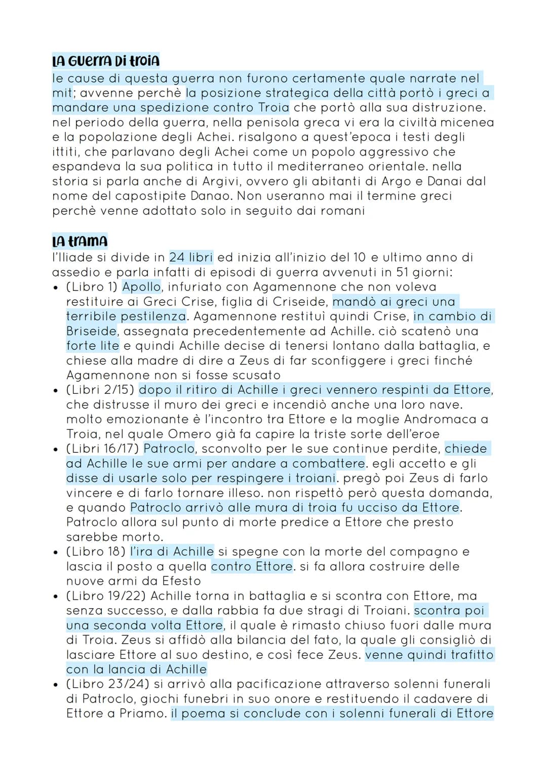 
<h2 id="introduzionealliliadeperragazzidellascuolamedia">Introduzione all'Iliade per ragazzi della scuola media</h2>
<p>Omero è il cantore 