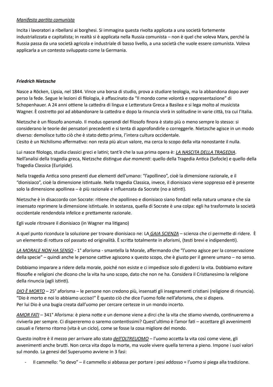 Fitche
Fondatore dell'idealismo romantico (corrente che si interroga sulla realtà spirituale umana, uomo in quanto spirito).
Distinzione tra