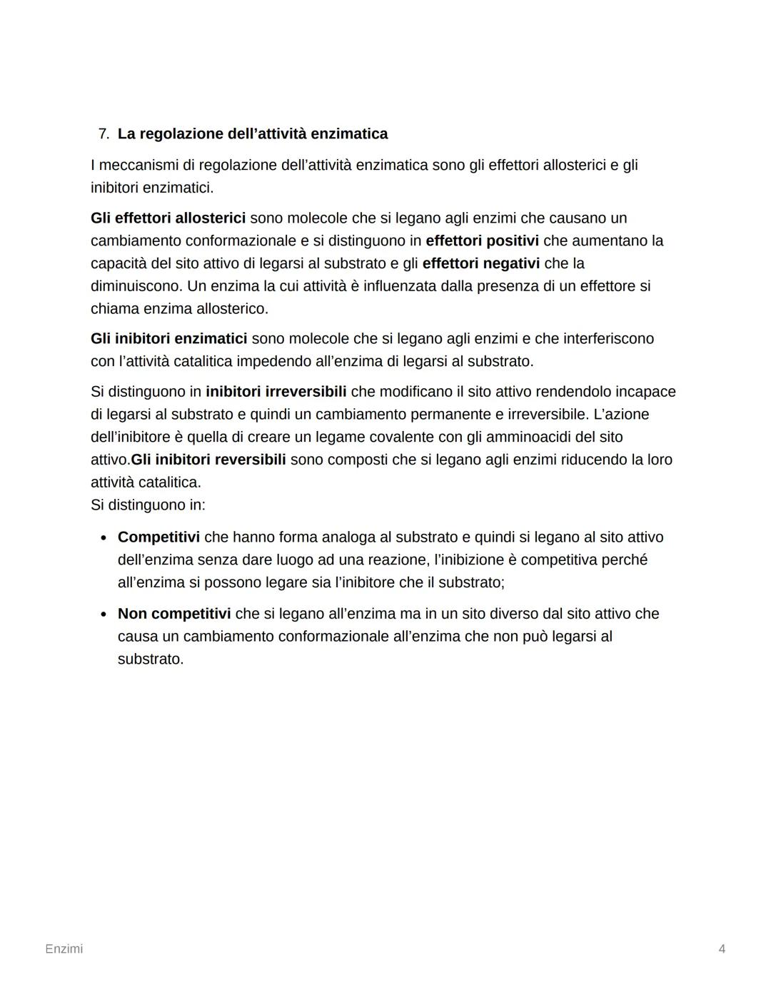 # Enzimi

Enzimi

Che cosa sono gli enzimi e qual è la loro funzione nei sistemi viventi?

Quali sono i cofattori enzimatici e qual è il lor