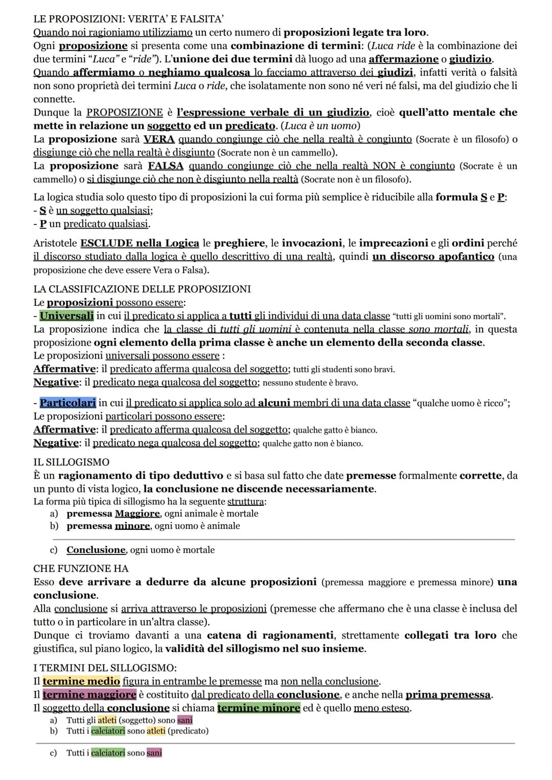 Aristotele
VITA
• Nasce a Stagira nel 384/3 a. C.
• frequentò l'Accademia platonica di Atene;
• divenne precettore di Alessandro Magno.
• Da