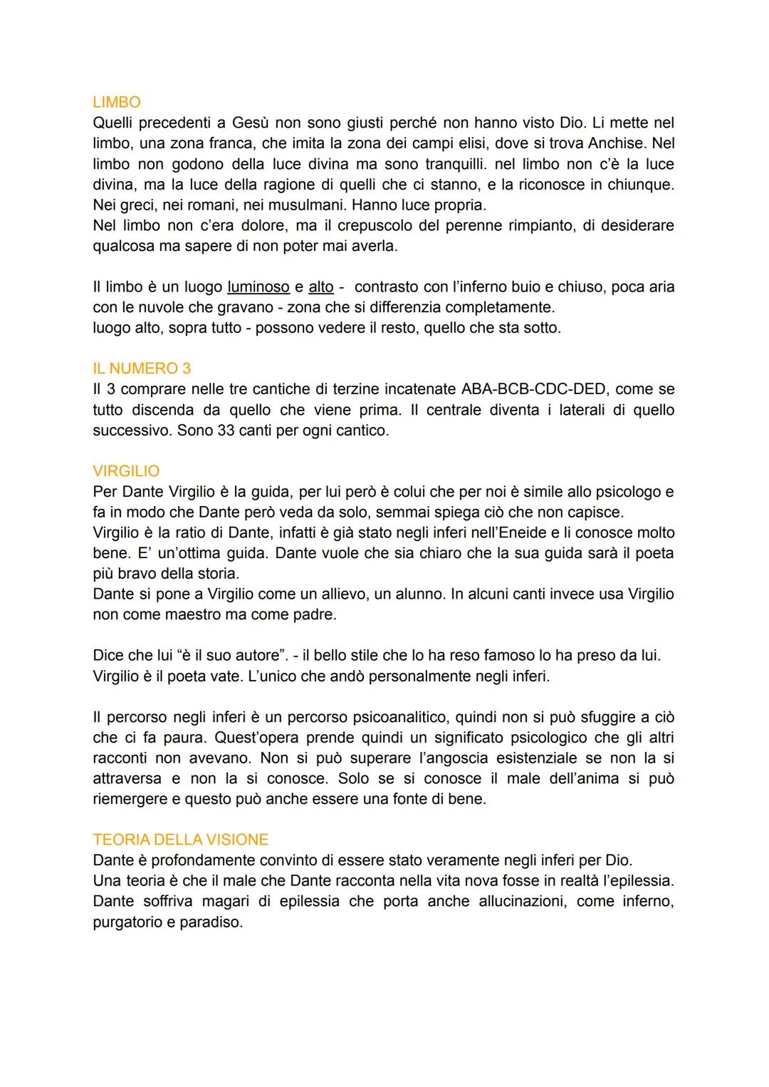 LA DIVINA COMMEDIA
Comedia: inizia male (inferno) e finisce bene (paradiso)
divina: da Boccaccio, che è il commentatore di Dante, perché dic