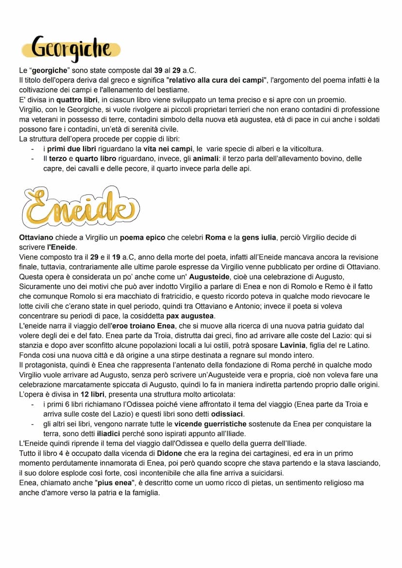 Virgilio
Publio Virgilio Marone nasce il 15 ottobre del 70 a.C. ad Andres, vicino Mantova. Il padre di Virgilio è un
piccolo proprietario te