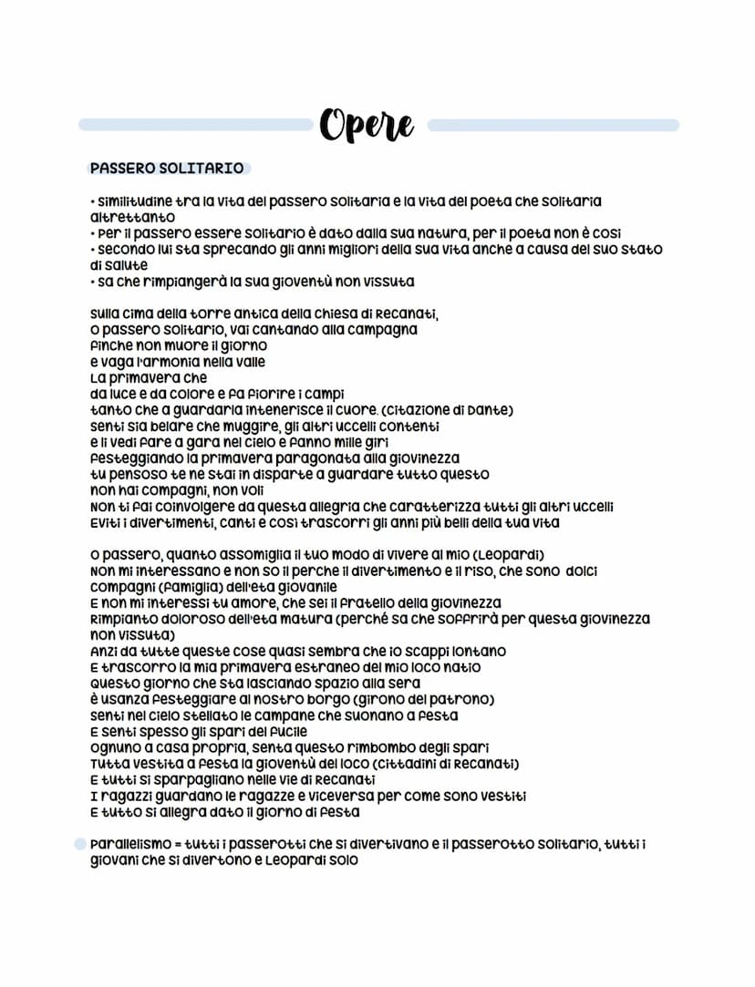 Leopardi &
Nasce nel 1798 a Recanati (Marche)
-> All'epoca questo borgo era sotto lo stato
pontificio
La famiglia di Leopardi ha un titolo n