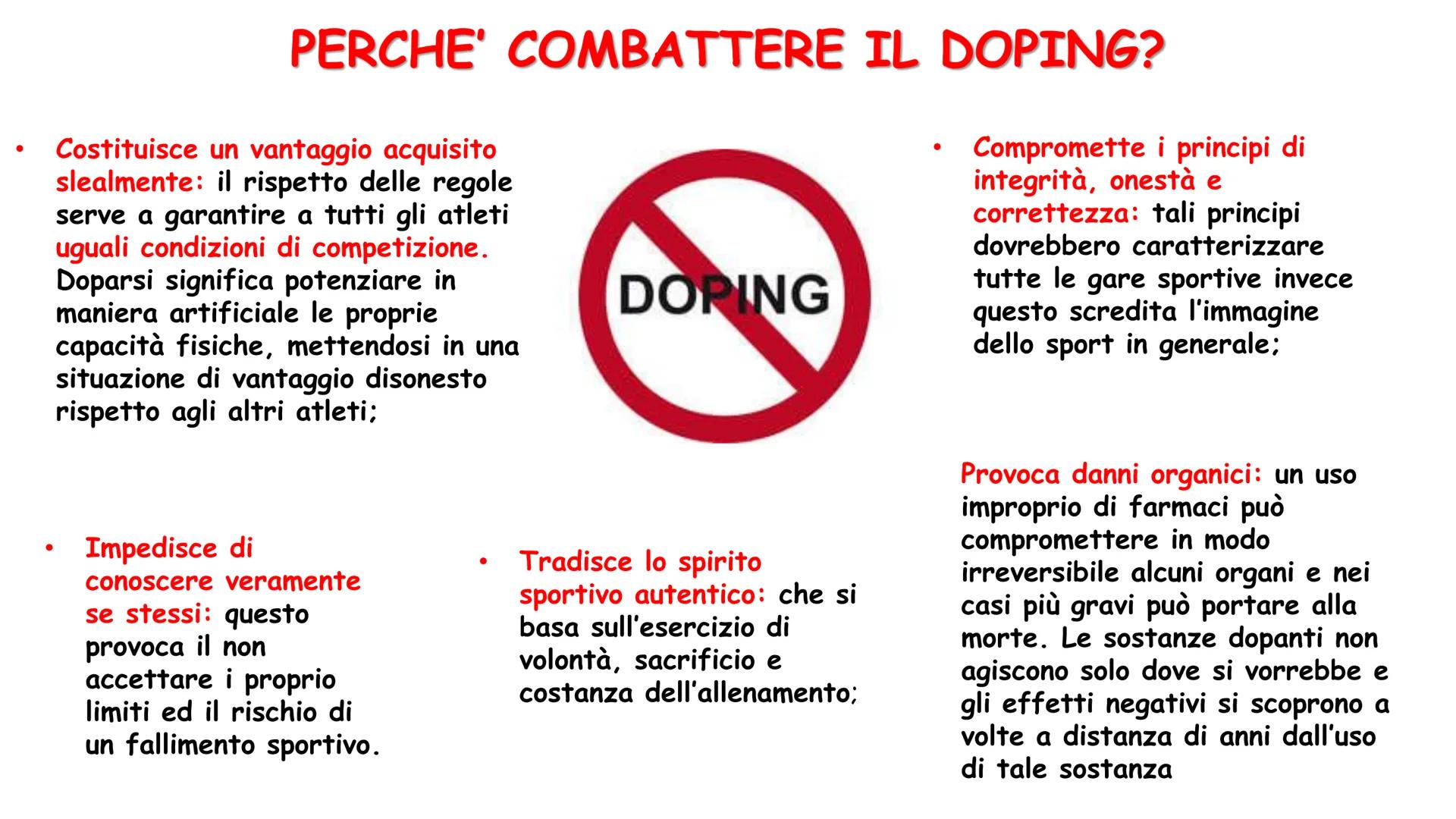 # IL DOPING # COS'E' IL DOPING?

Consiste nell'assunzione ILLEGALE
di farmaci o droghe allo scopo di
migliorare le prestazioni
atletiche. Sp