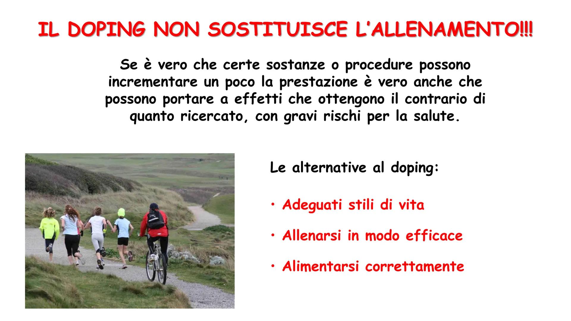 # IL DOPING # COS'E' IL DOPING?

Consiste nell'assunzione ILLEGALE
di farmaci o droghe allo scopo di
migliorare le prestazioni
atletiche. Sp