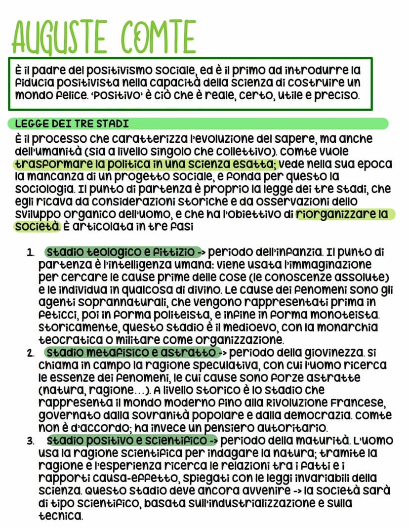 Positivismo
CARATTERI GENERALI DEL POSITIVISMO
Il positivismo non fu solo un movimento filosofico, ma anche
letterario ed artistico (influen