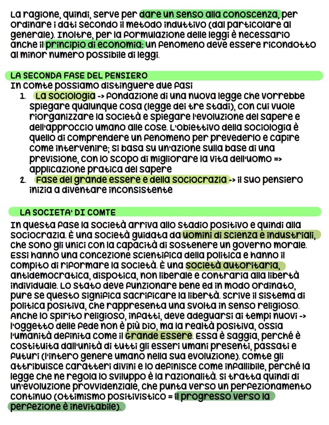Positivismo
CARATTERI GENERALI DEL POSITIVISMO
Il positivismo non fu solo un movimento filosofico, ma anche
letterario ed artistico (influen