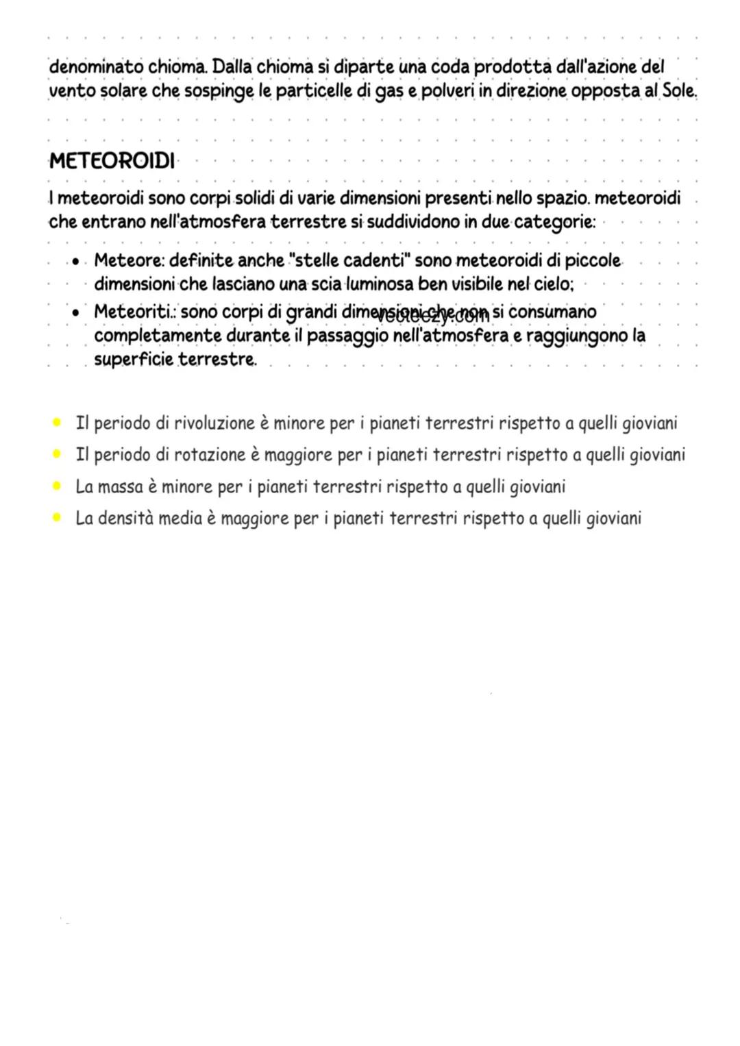 Il Sole è una stella-nana gialla
intorno alla quale si muovono la terra,
gli altri pianeti e tutti i corpi che fanno
parte del Sistema solar