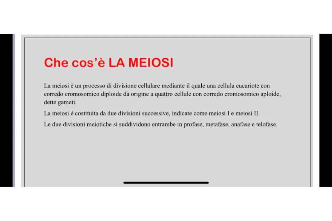 LA MEIOSI