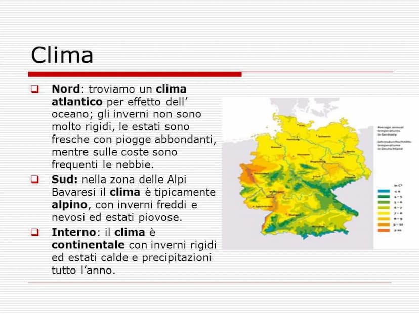 LA GERMANIA Mare del
Nord
Paesi
Bassi
Belgio
Germania
Danimarca
Francia
CONFINI E TERRITORIO
Amburgo
Berlino
Germania
Lussemburgo
Svizzera
M