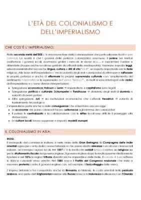 Know L’età del colonialismo e dell’imperialismo thumbnail