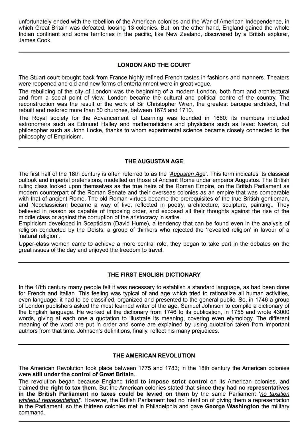 PROGRAMMA LINGUA E LETTERATURA INGLESE
Programma dell'anno precedente:
Programma del quinto anno
The Romantics and the Age of Revolution
His