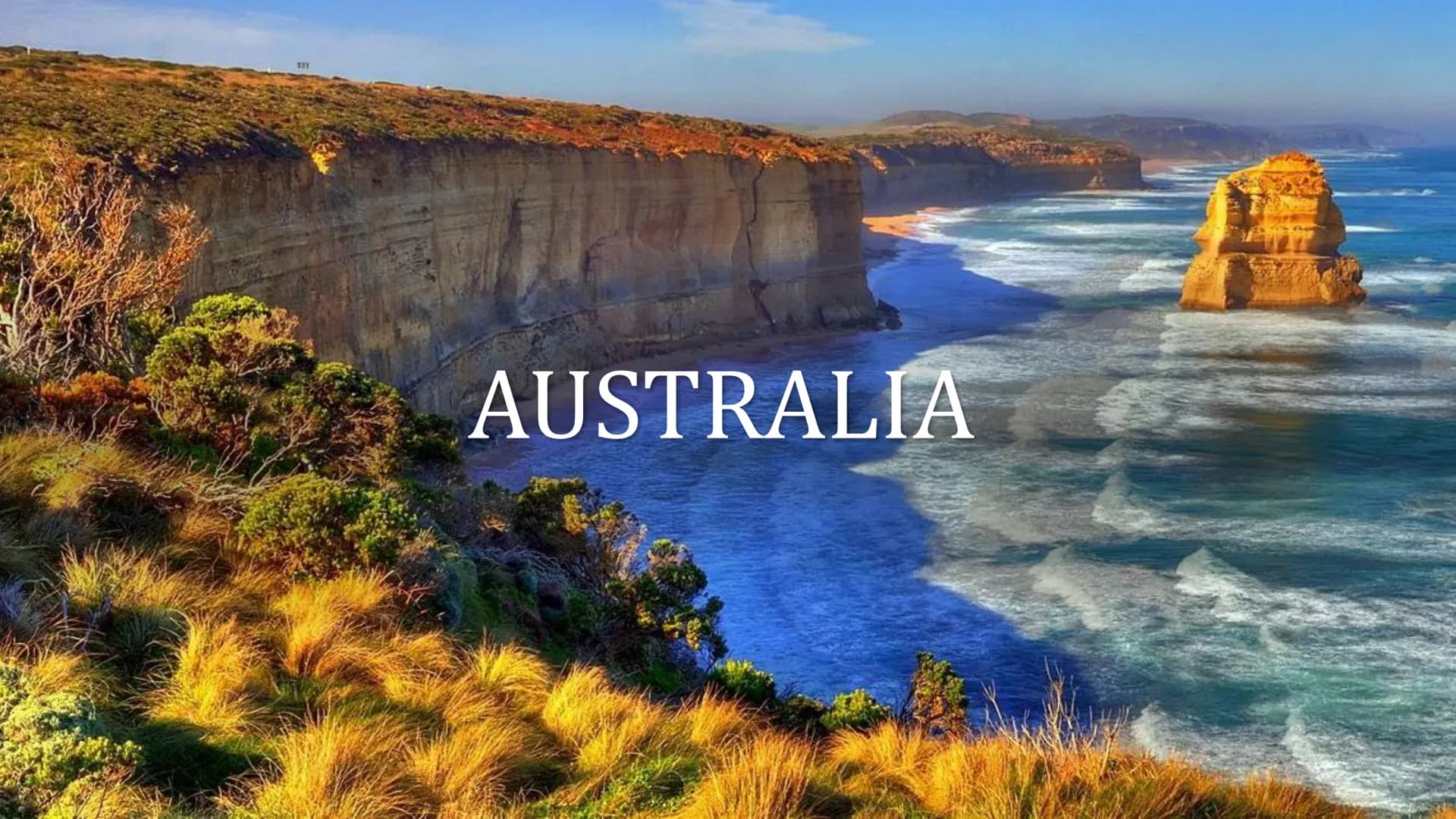 AUSTRALIA TERRITORIO
L'Australia si trova nell'emisfero
meridionale, è circondata dall'Oceano
Pacifico e dall'Oceano Indiano.
Può essere div