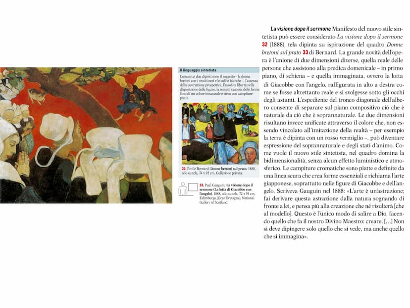 ●
●
●
Paul Gauguin
(Parigi, 1848-Isole Marchesi, 1903)
La vita dell'artista è caratterizzata da continui
spostamenti. In Perù nei primi anni
