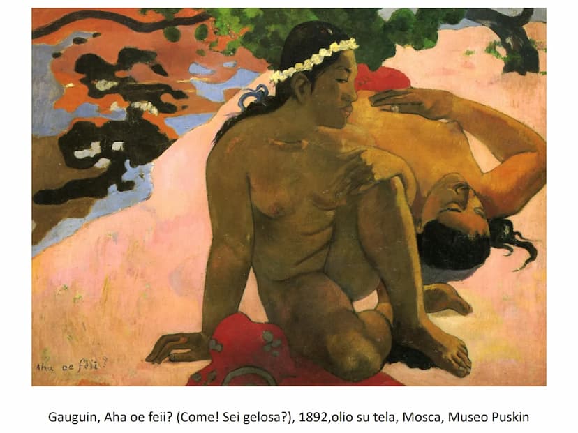 ●
●
●
Paul Gauguin
(Parigi, 1848-Isole Marchesi, 1903)
La vita dell'artista è caratterizzata da continui
spostamenti. In Perù nei primi anni