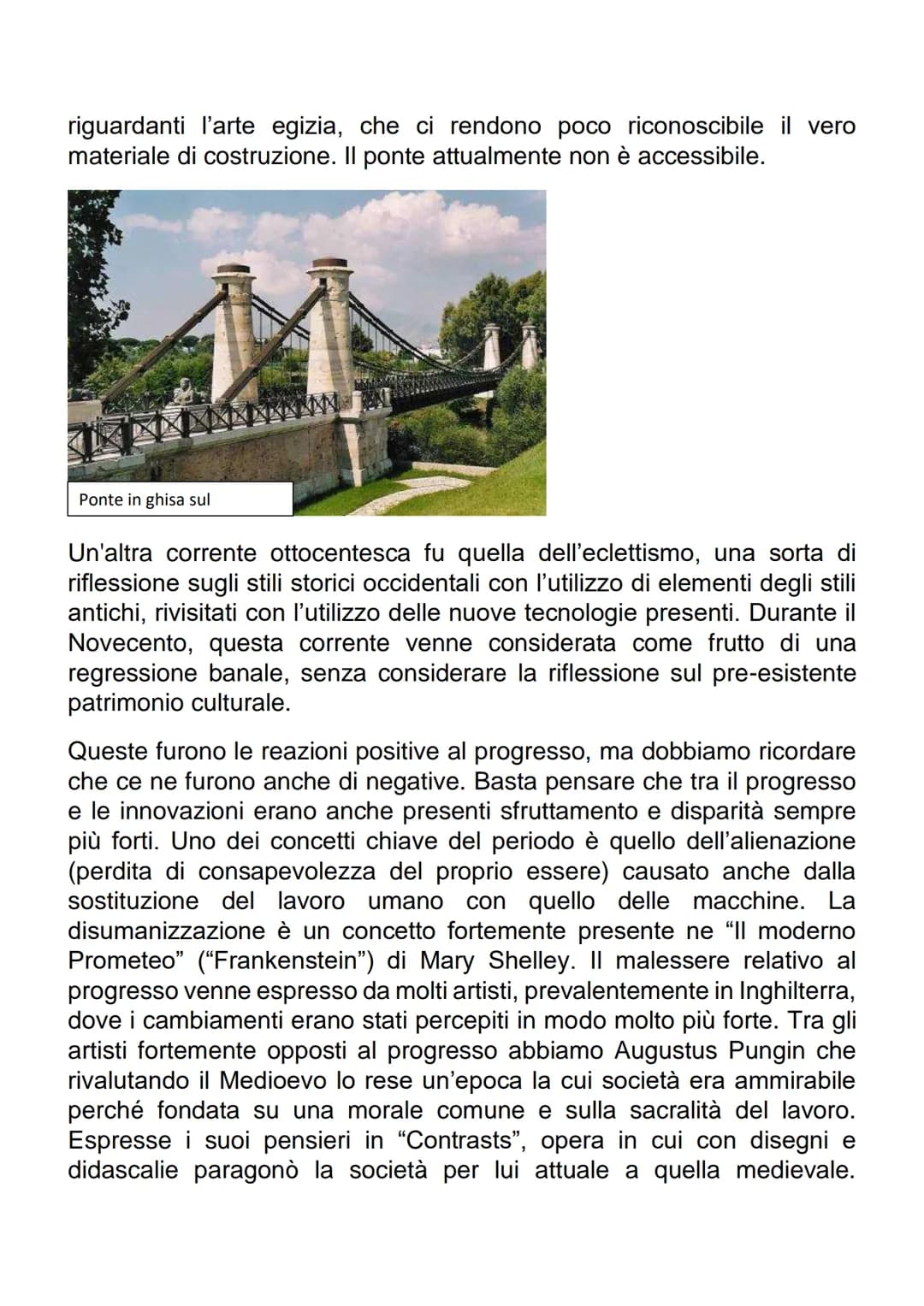 Gothic Revival
La spinta all'innovazione che diede la Rivoluzione Industriale, portò
anche a riflessioni di tipi negativo verso il futuro. L