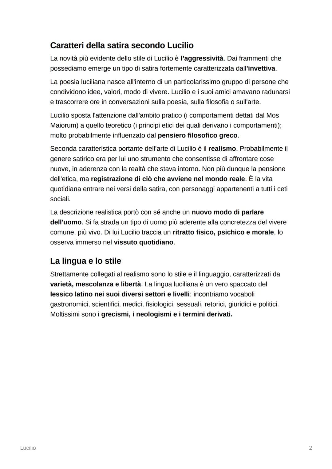 Lucilio
Lucilio
Vita
Nato a Suessa Aurunca intorno al 180 a.C., proveniva da una famiglia illustre e
benestante. Partecipo come eques all'as