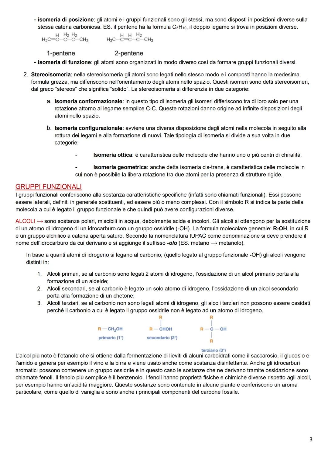 CHIMICA ORGANICA
La chimica organica è detta anche chimica del carbonio in quanto si occupa delle caratteristiche chimiche e fisiche dei
com