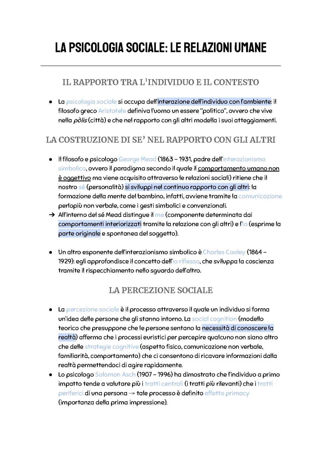 La psicologia sociale