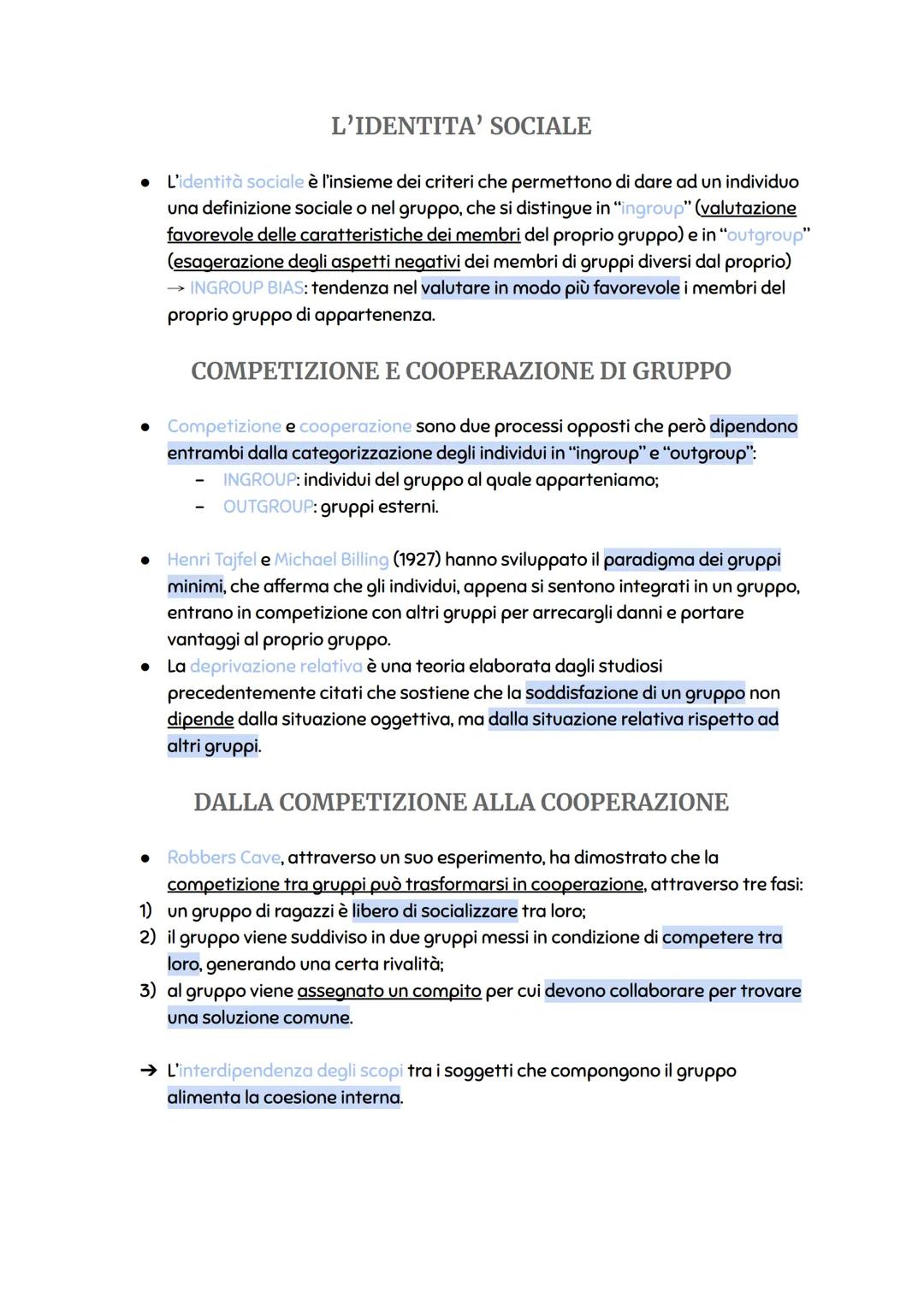 LA PSICOLOGIA SOCIALE: LE RELAZIONI UMANE
IL RAPPORTO TRA L'INDIVIDUO E IL CONTESTO
La psicologia sociale si occupa dell'interazione dell'in