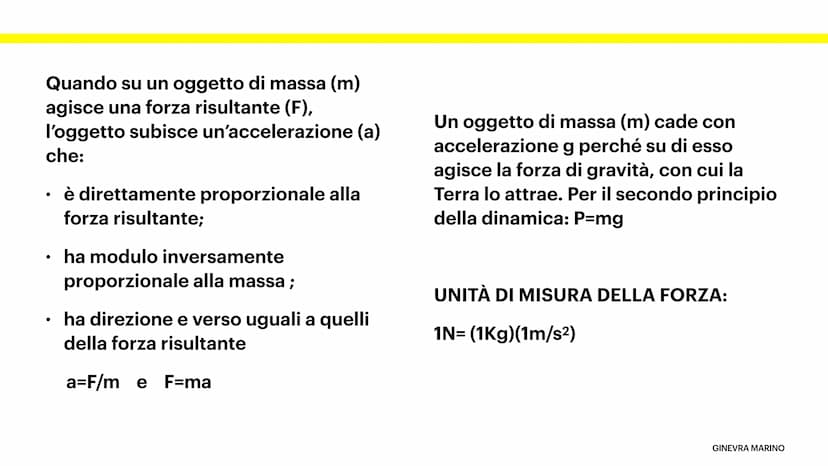  I PRINCIPI DELLA DINAMICA
E LE LORO APPLICAZIONI
Arianna Di Lecce, Greta Cipollone, Ginevra Marino, Sofia Belmonte, Matteo Arconi PRIMO PRI