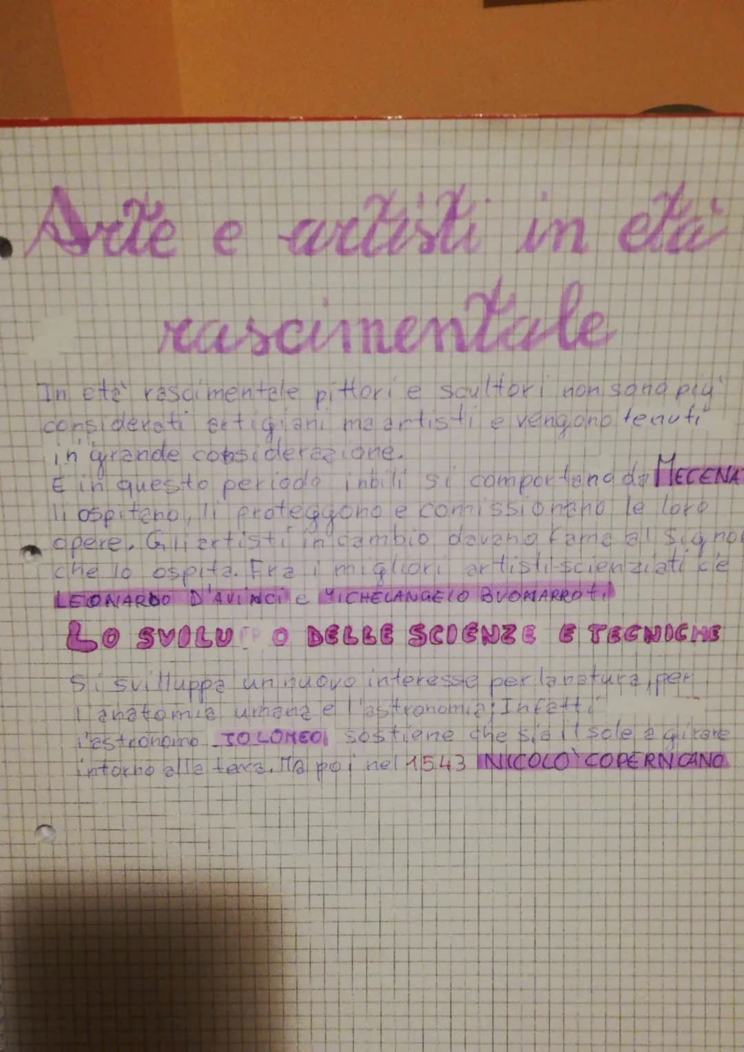 Arite e artisti in eta
rascimentale
In eta rascimentale pittori e scultor non sono ply
considerati artigiani ma artisti e vengono tenuti
in 