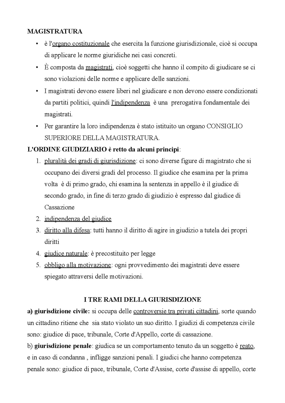 Diritto, magistratura 