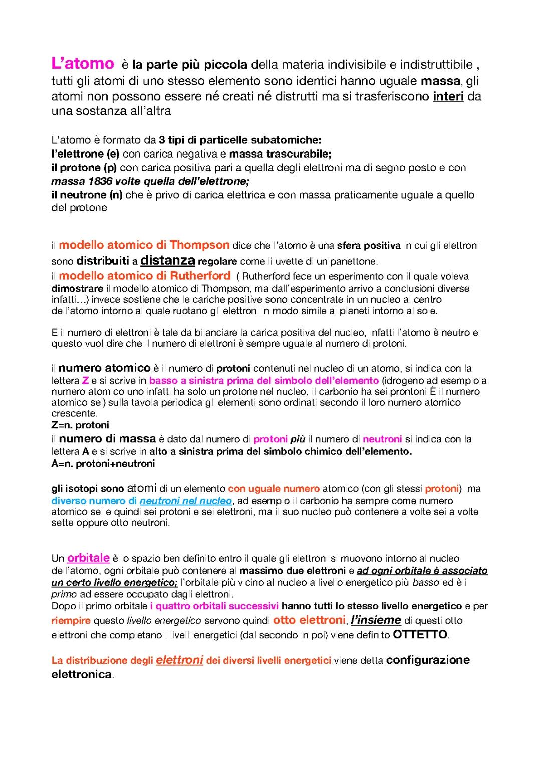 atomi, molecole e ioni