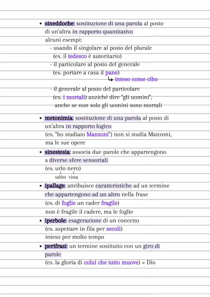 FIGURE RETORICHE
1. Di SUONO
• onomatopea: una parola produce un suono
1) parole prive i significato proprio (fru fru)
2) parole con signifi