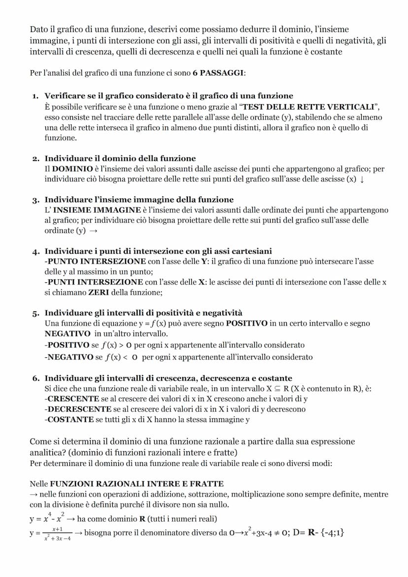 MATEMATICA TEORIA
Come si risolve una disequazione frazionaria? Illustra il procedimento risolutivo
-Porre la FRAZIONE maggiore uguale a O →