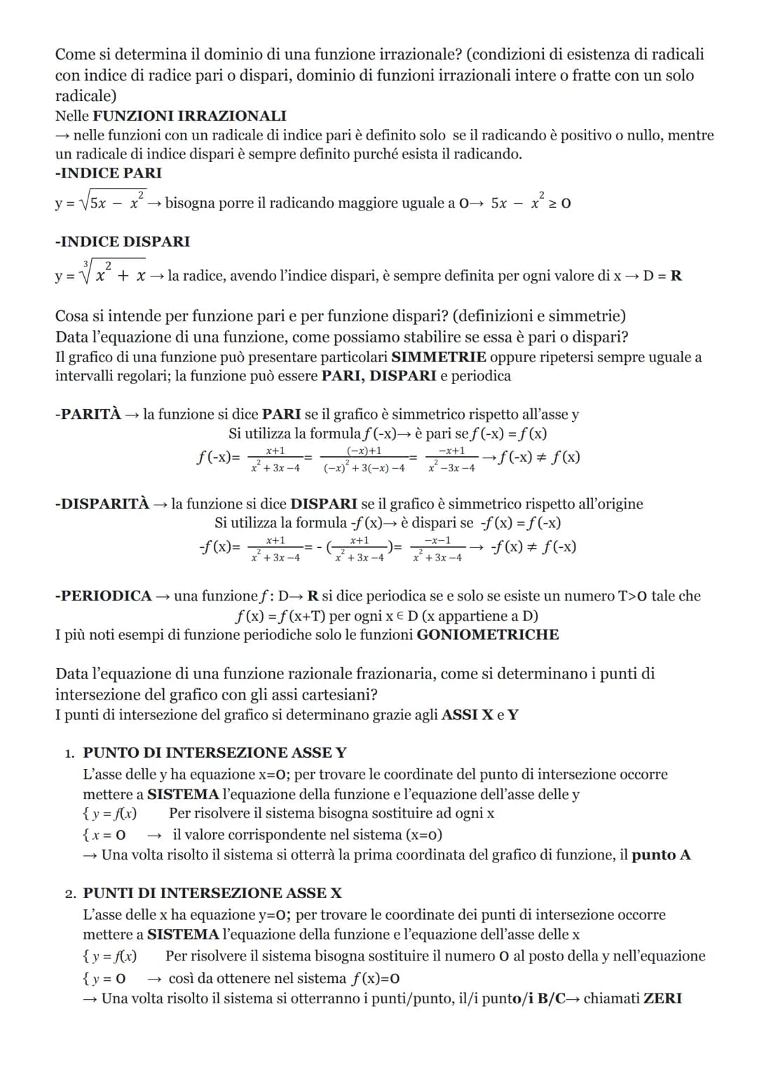 MATEMATICA TEORIA
Come si risolve una disequazione frazionaria? Illustra il procedimento risolutivo
-Porre la FRAZIONE maggiore uguale a O →
