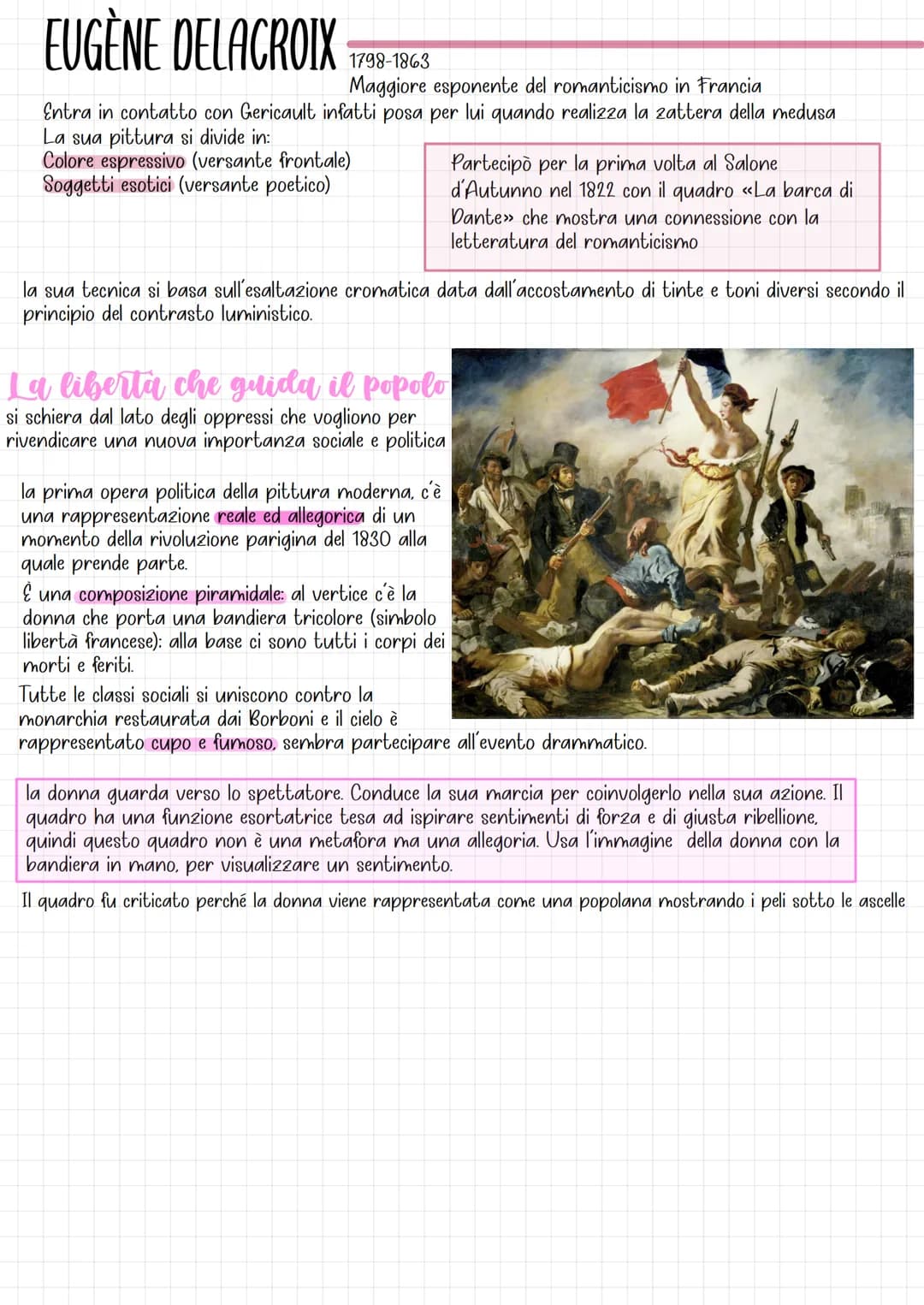 IL ROMANTICISMO
દે un movimento artistico, letterario e filosofico. Nasce in Germania alla fine del 700.
SCOPO:
privilegia l'espressione del