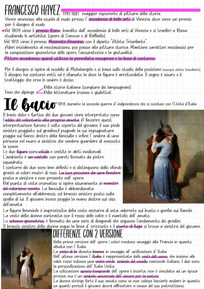 IL ROMANTICISMO
દે un movimento artistico, letterario e filosofico. Nasce in Germania alla fine del 700.
SCOPO:
privilegia l'espressione del