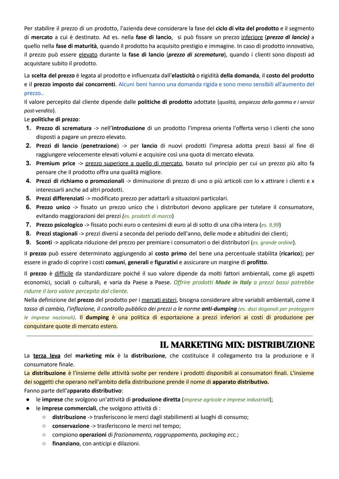 IL MARKETING MIX: PRODOTTO
Il prodotto è la prima leva del marketing mix ed è l'elemento fondamentale dell'offerta dell'impresa al mercato.
