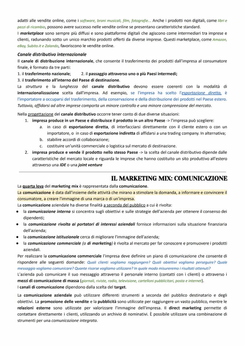 IL MARKETING MIX: PRODOTTO
Il prodotto è la prima leva del marketing mix ed è l'elemento fondamentale dell'offerta dell'impresa al mercato.
