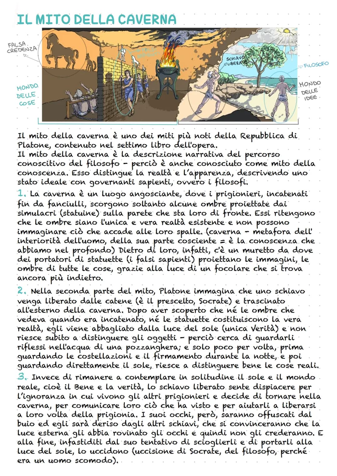 LO STATO IDEALE
Platone si convince che per risolvere la crisi e la decadenza del suo
paese è necessario riformare il governo, con dei buoni