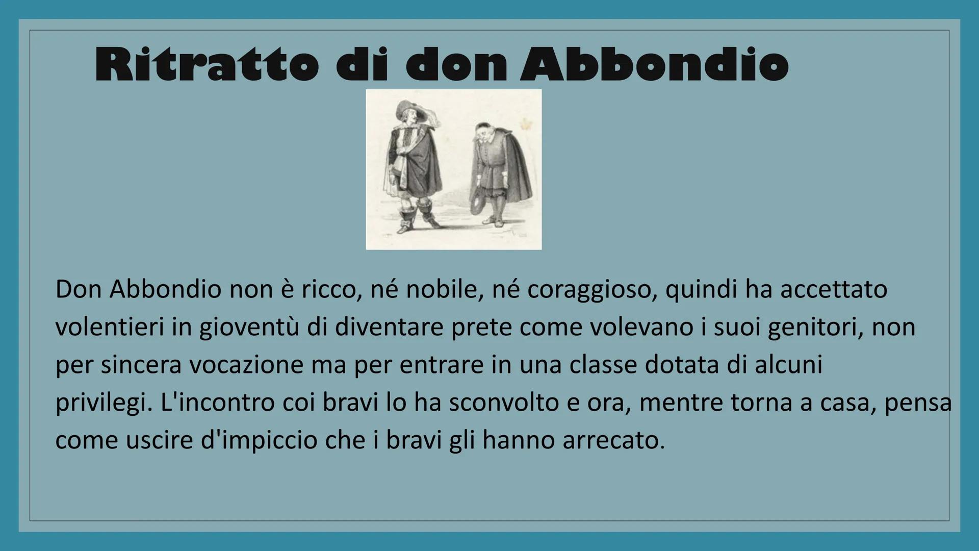 L'
ANALISI DEL TESTO
I PROMESSI SPOSI INTRODUZIONE
• "Che i due descritti di sopra stessero ivi ad aspettar
qualcheduno, era cosa troppo evi
