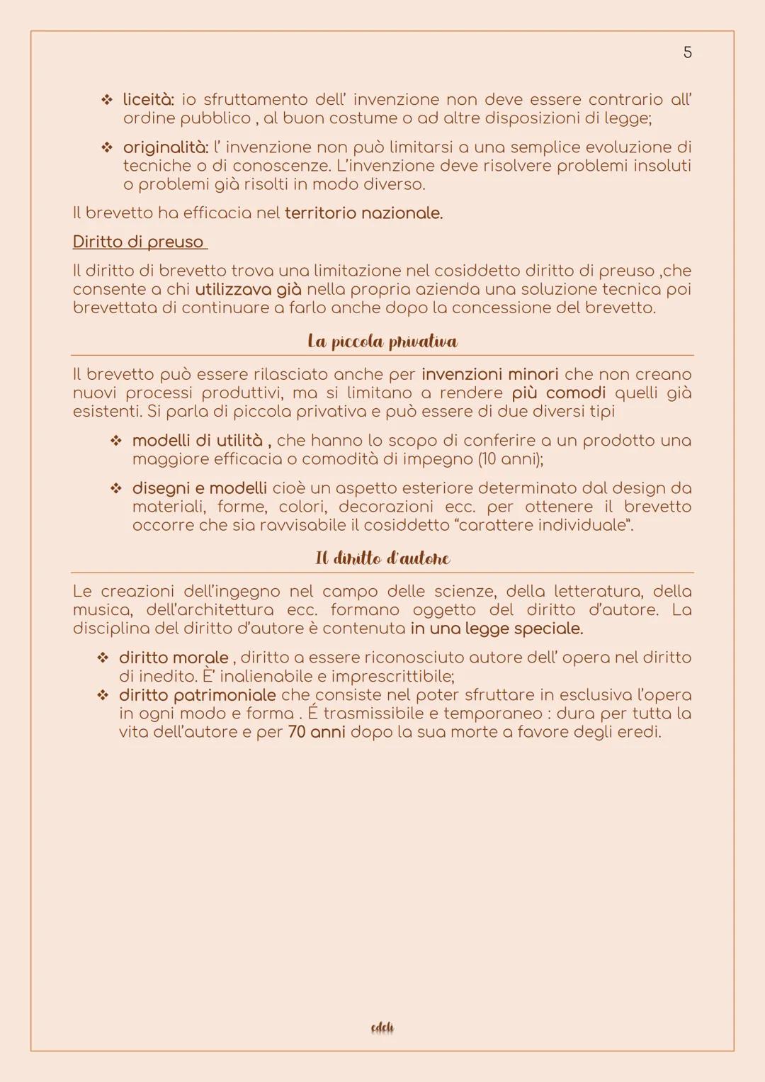 L'AZIENDA
1
I beni aziendali
Il concetto giuridico di azienda si distingue da quello di impresa. L'azienda
viene definita dal codice civile 