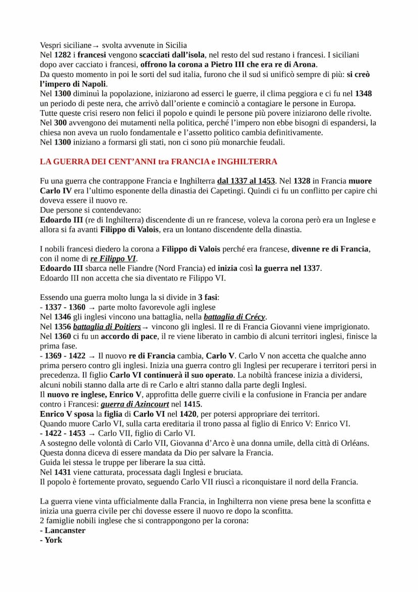 MONARCHIE ALL'INIZIO DEL 1300
La monarchia francese
La Francia nel medioevo era già simile ad oggi. La Francia ebbe brutti rapporti con la c
