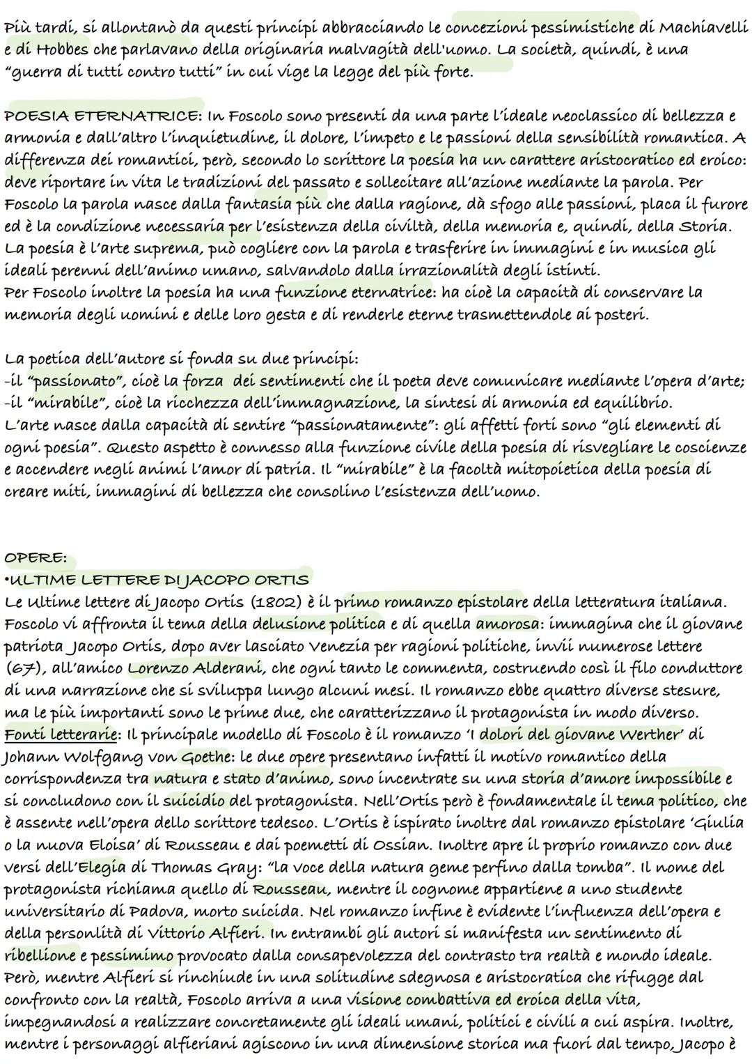 ITALIANO
NEOCLASSICISMO E PREROMANTICISMO
ETÀ NAPOLEONICA: nel 1796 le truppe francesi entrano in Italia. L'evento porta con sè
importanti c