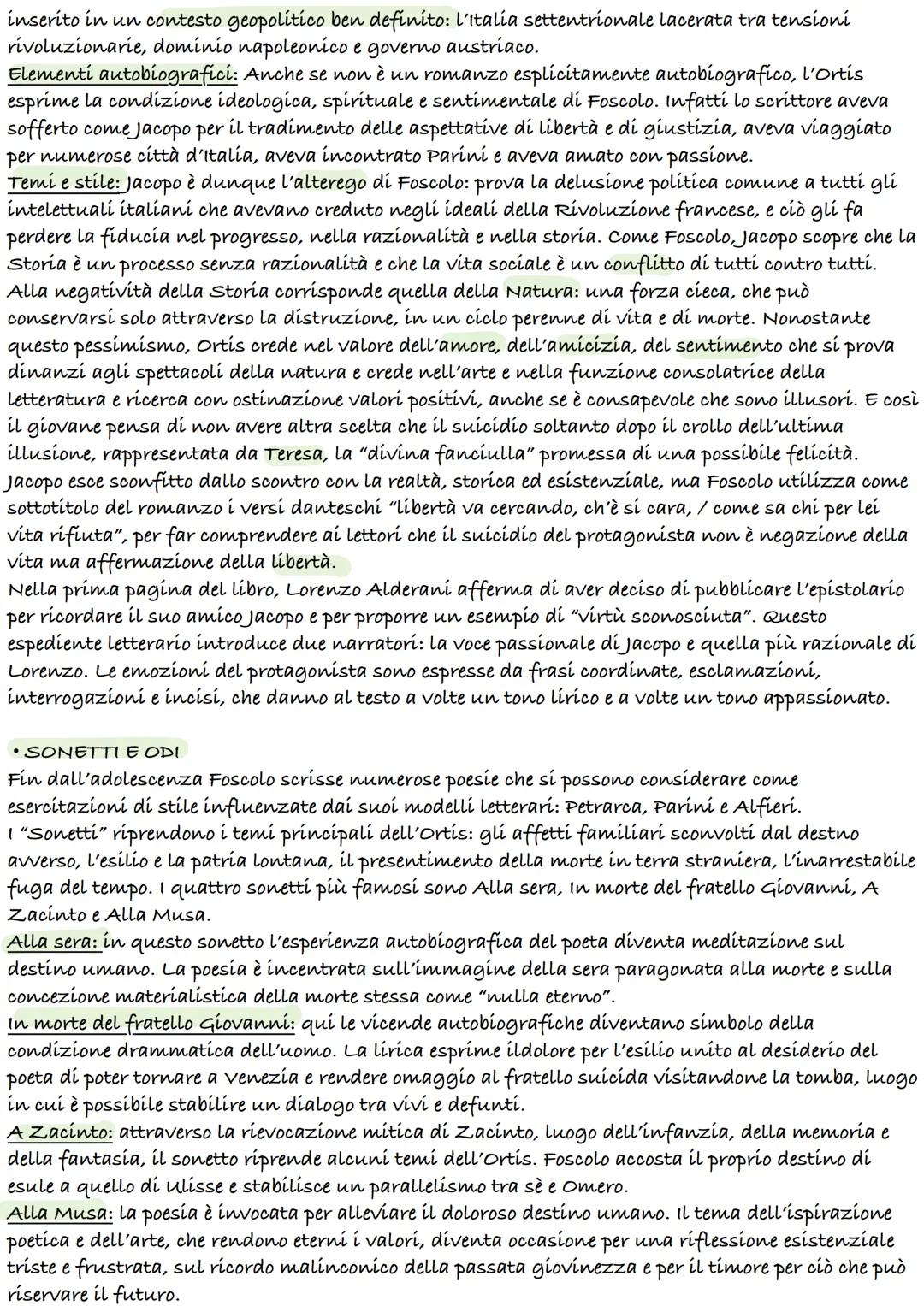 ITALIANO
NEOCLASSICISMO E PREROMANTICISMO
ETÀ NAPOLEONICA: nel 1796 le truppe francesi entrano in Italia. L'evento porta con sè
importanti c