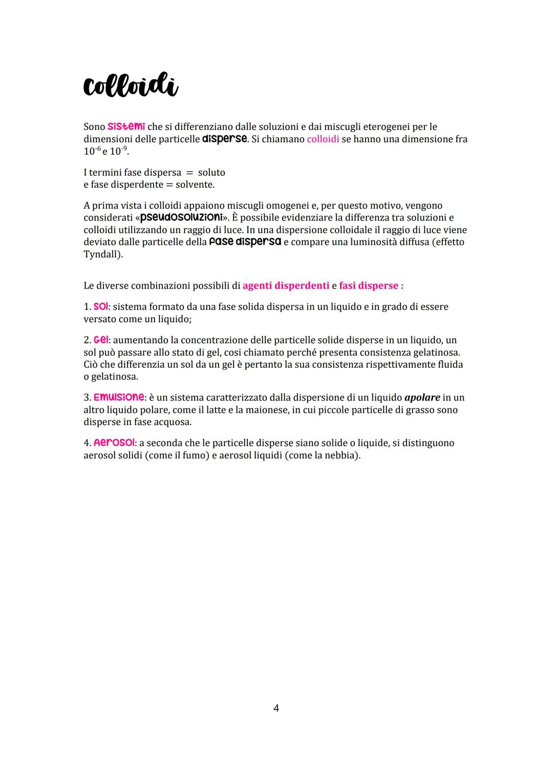 Proprietà colligative
Quando un soluto si scioglie in un solvente le particelle del soluto si legano con quelle
del solvente. Questi legai m