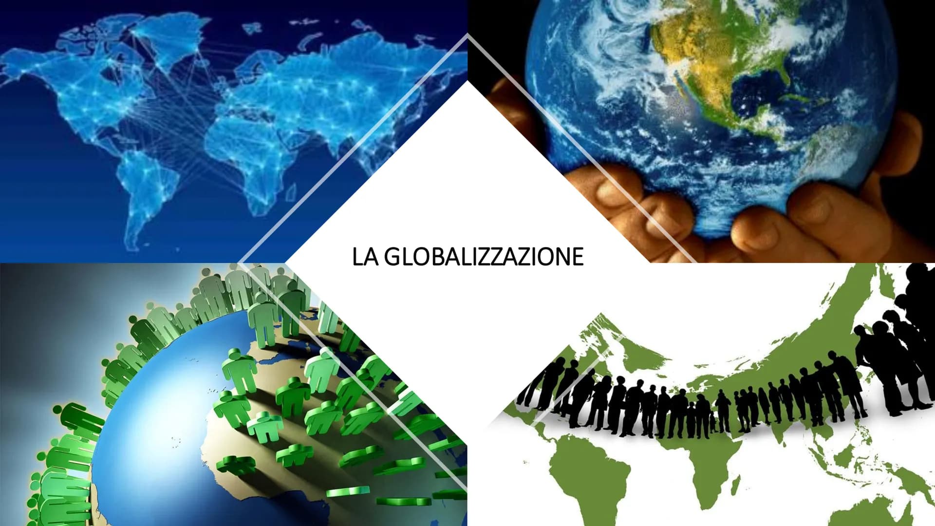 0
LA GLOBALIZZAZIONE
tit CHE COSA E'?
• La Globalizzazione è un grande
mercato senza frontiere dove
avviene uno scambio di beni,
denaro ma a