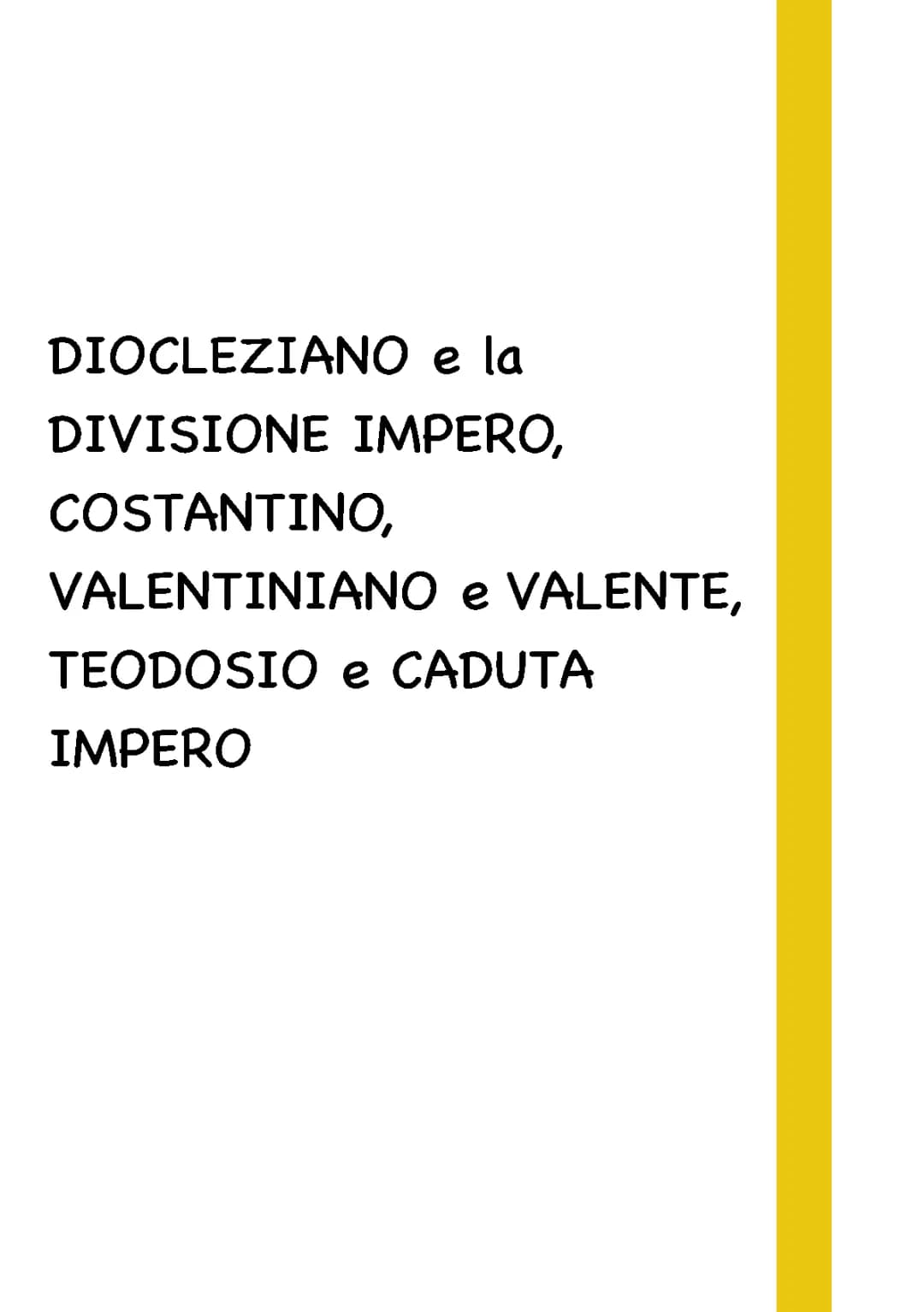Divisione Impero Romano, Costantino e Fine Impero Occidente