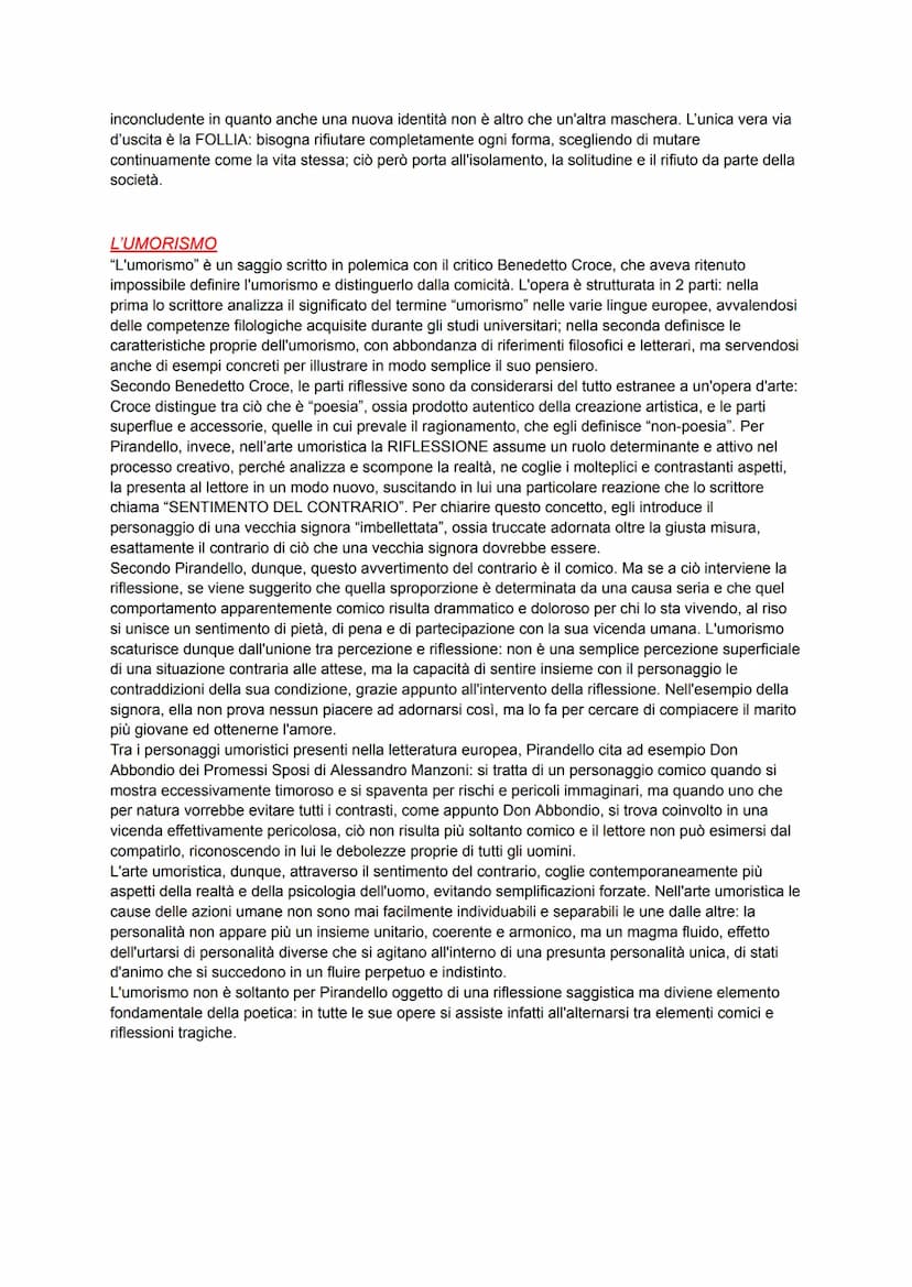 LA VITA
Luigi Pirandello nasce in Sicilia nel 1867, in un casale di campagna chiamato Caos. Ha un rapporto
difficile con il padre a causa de
