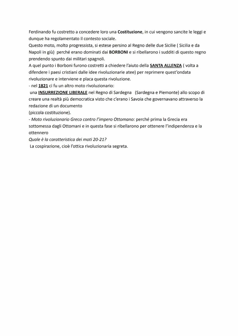 IL CONGRESSO DI VIENNA
Il fenomeno della rivoluzione industriale si può collocare all'interno della fine dell'antico
regime e l'inizio dell'