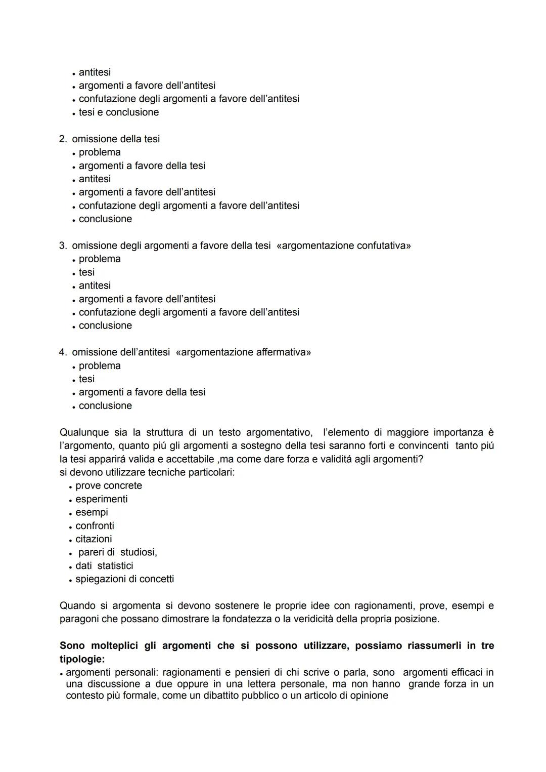 Il testo argomentativo
Cosa significa argomentare?
Il termine argomentare deriva dal latino «argumentor» ovvero:
• provare con ragionamenti
